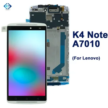 

10pcs Lcd For Lenovo Vibe K4 Note LCD Display Touch Screen+Frame Assembly A7010 For Lenovo Vibe X3 Lite Screen Lcd Ship DHL
