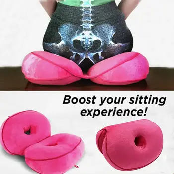 

Home Office Multifunctional Dual Soft Hip Seat Cushion Plush Folding Pillow
