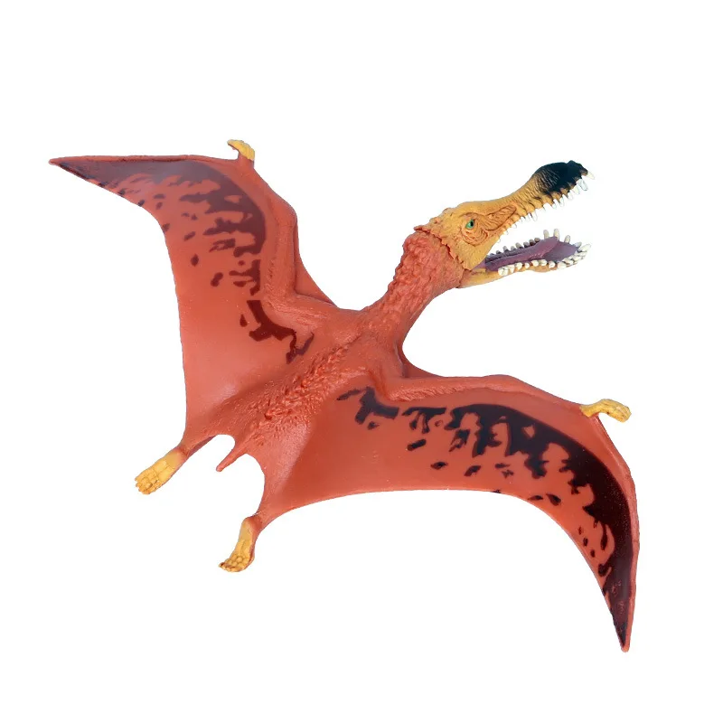 Детская однотонная модель, пластиковый динозавр, мир, модель Quetzalcoatlus, птеродактил, набор, птерозавр, игрушка, украшение