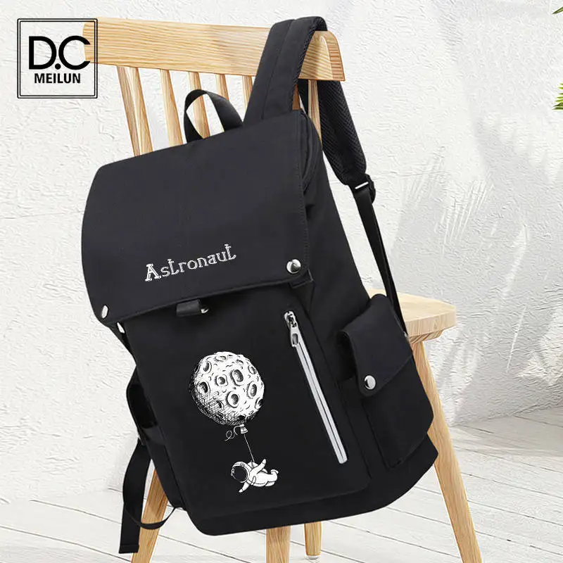 DC.meilun College Student Backpack Men Fashion Casual Traveling for High Shcool Bookbag Black School | Багаж и сумки