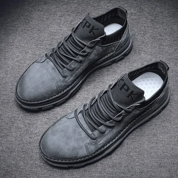 

New Trend Casual Sock Boots for Mens Low Ankle Outdoor Boots Men Comfortable Casual Sneakers Men Anti-Slippery Working Boots Men