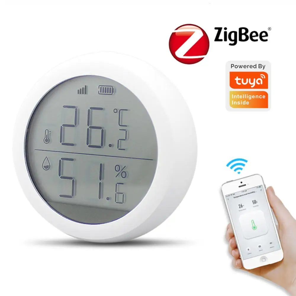 Tuya smart zigbee предельный датчик температуры и влажности может проверить запись