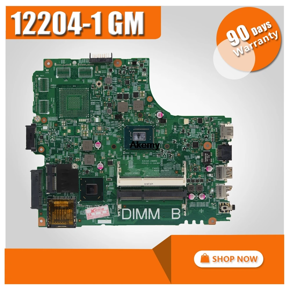 12204-1 Voor Dell Inspiron 2421 3421 5421 Laptop Moederbord CN-07GDDC 12204-1 Com Dual-Core Cpu orginal Teste Moederbord 12204-1 Voor Dell Inspiron 2421 3421 5421 Laptop Moederbord CN-07GDDC 12204-1 Com Dual-Core Cpu orginal Teste Moederbord