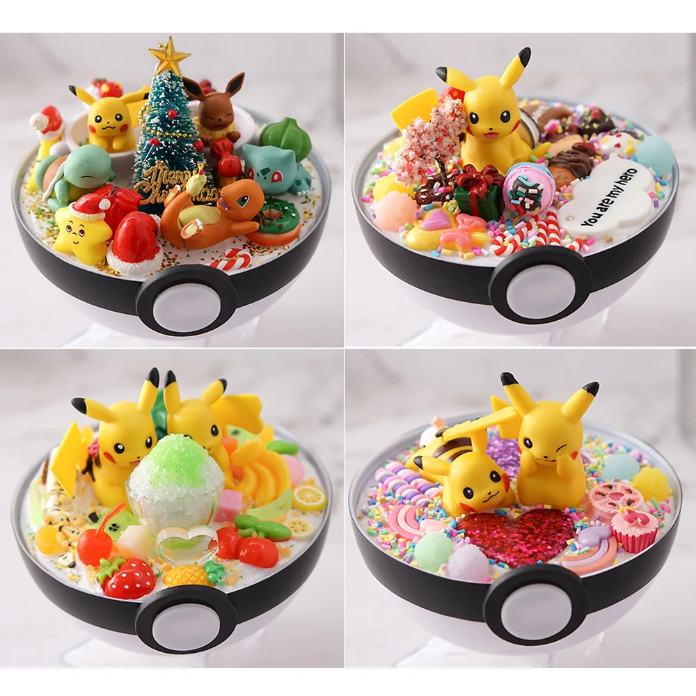 Takara Tomy с покеболом Пикачу Бульбазавр Мьюту фигурки ручной работы модель