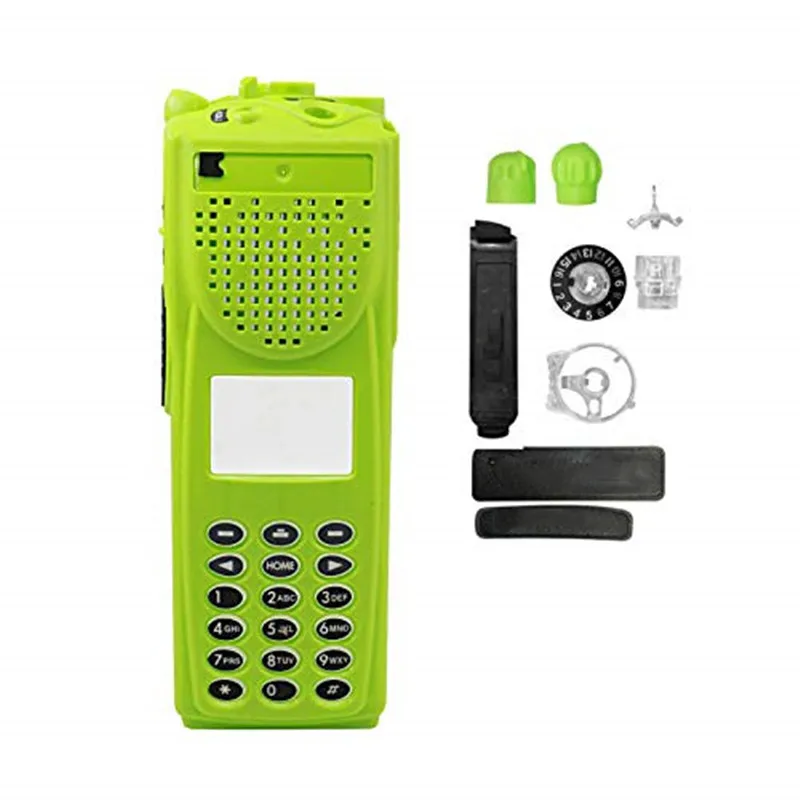 Green Walkie Talkie Full-keypad Replacement Repair Cover Housing Case Kit for XTS3000 Model 3 Two Way Radio