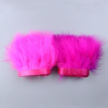 

Marabou feathers Trims Dyed Colorful Fluffy Decorative Feather Fringe Length 8-10 CM for Craft Diy feather pen Sewing Accessory