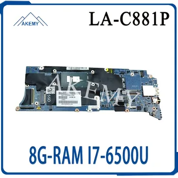 

LA-C881P Laptop motherboard For DELL XPS 13 9350 Test original mainboard 8G-RAM I7-6500U