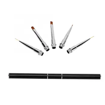 

5 Replacement Heads Nail Brush Dotting Drawing Liner Pen Nail Art Pen Tool Accessory