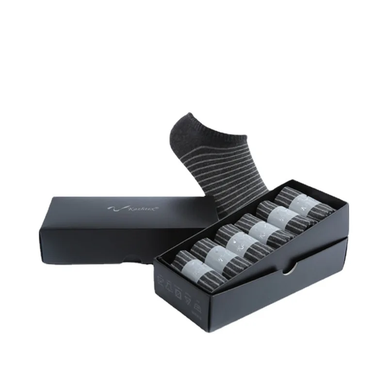 Men's Anti-Bacterial Ankle Socks, Silver Fiber, Antibacterial Stripe, Casual Socks, No Show, Deodorization, Prevent beriberi