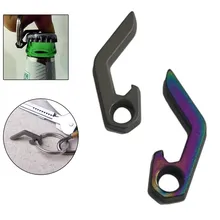 

1pc Mini Beer Bottle Opener Multifunction Keychain Gear Bottle Beer Openers Utility Titanium Gadget Outdoor Campig Equipamiento