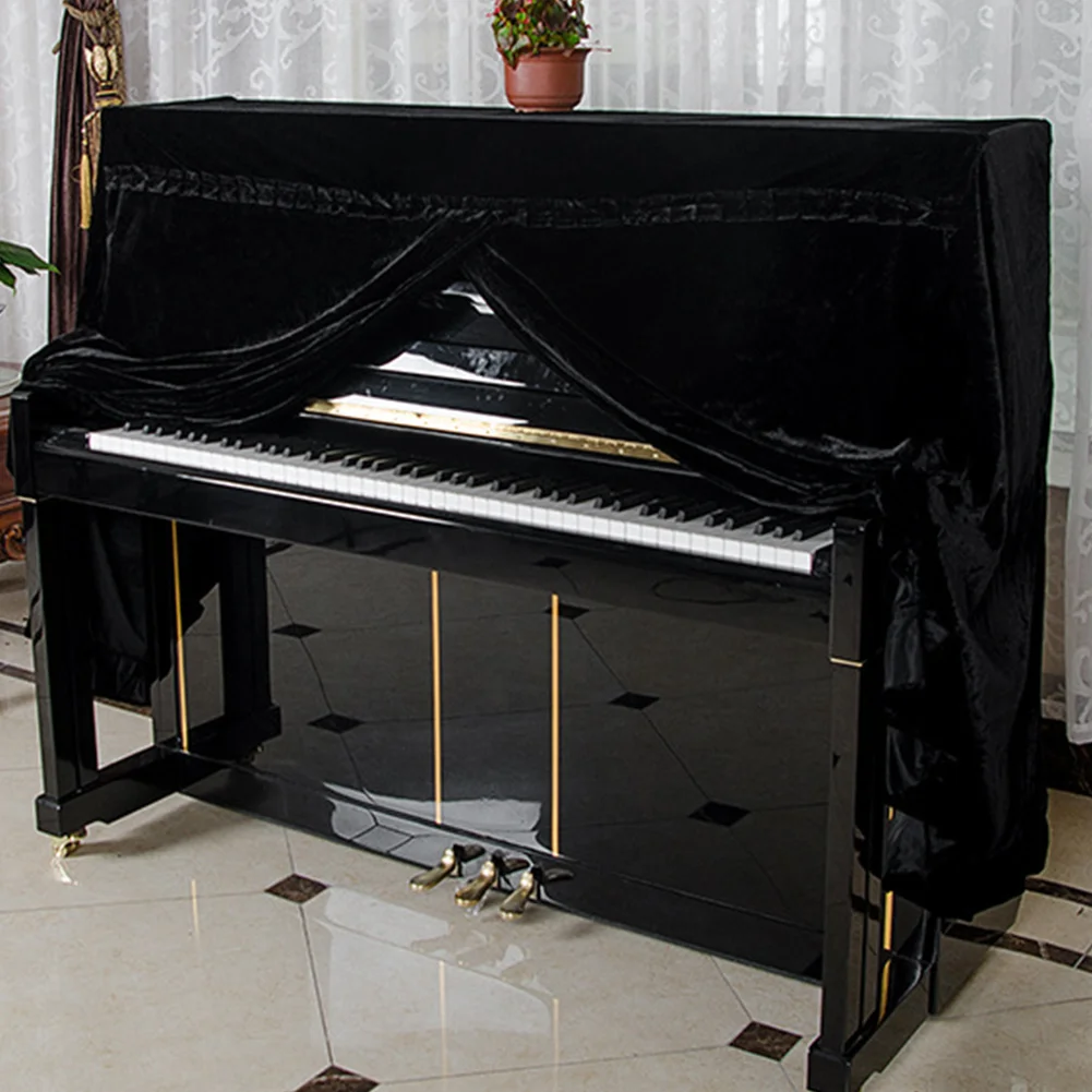 Практичный красивый чехол с защитой от царапин для дома макраме мягкий бархат прочный защитный чехол для пианино пыленепроницаемый