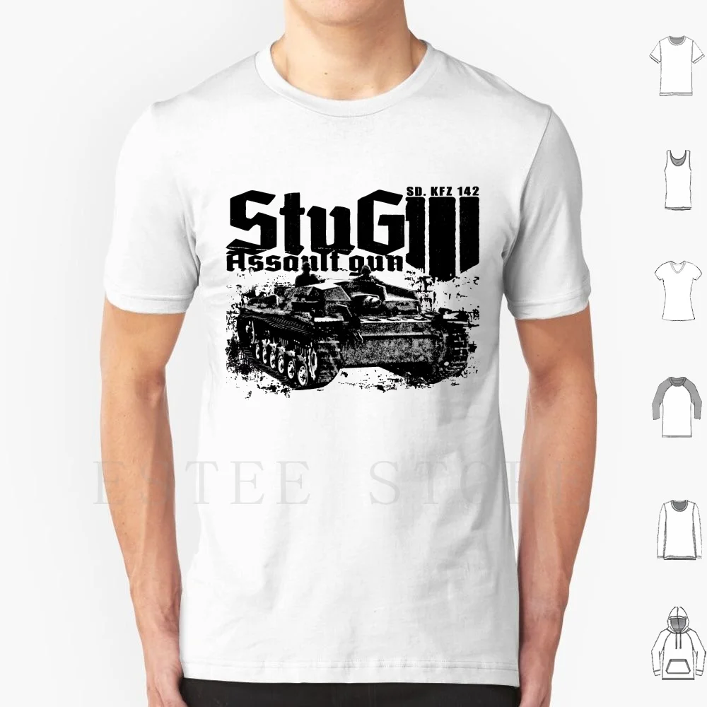 Мужская хлопковая футболка Stug Iii 6Xl штурмовой пистолет времен Второй мировой