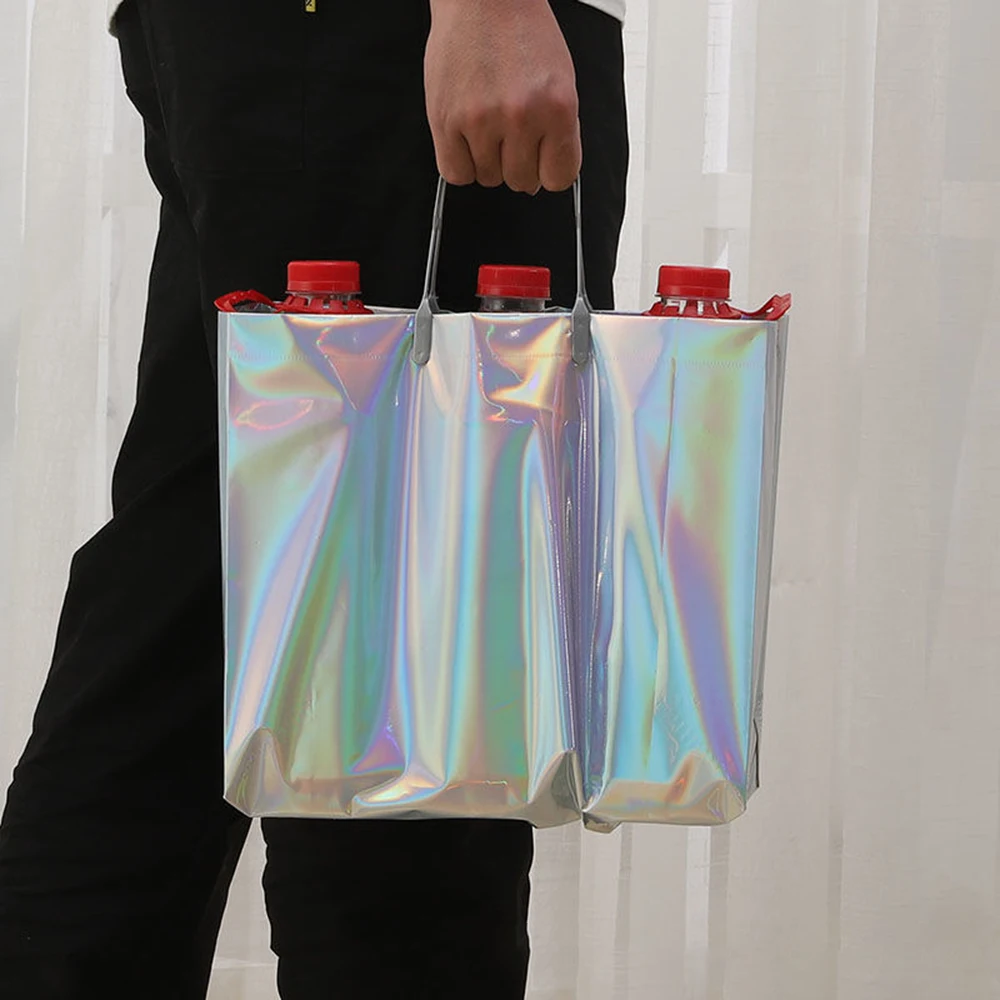 Holographic Transparent Bag Women Handbag Sac Holo Laser Prism Travel Bag  2021