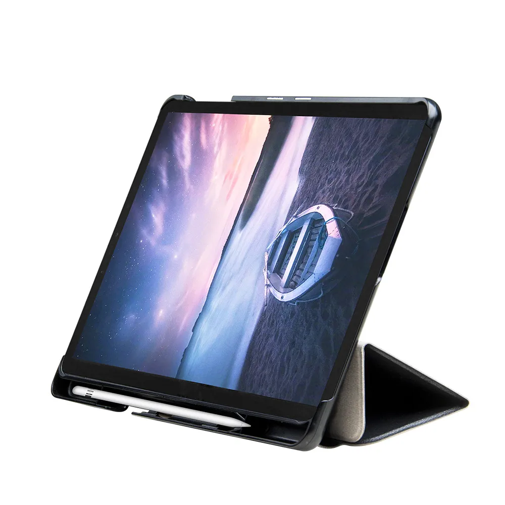 Slim Folio Case Cover for Samsung Galaxy Tab S4 10.5 inch with Pen Holder tablet case