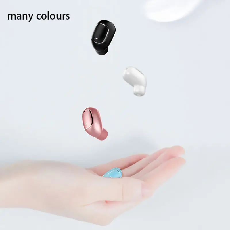 Невидимый наушник Mini Bluetooth 4,1 портативный наушник для телефона в ухо моно маленькие стерео наушники Беспроводная bluetooth-гарнитура
