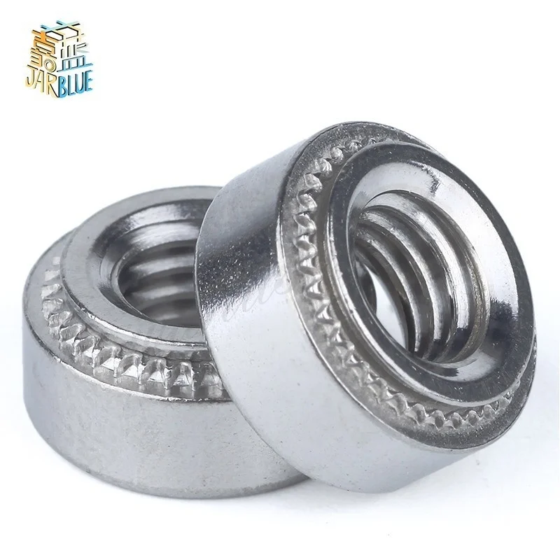 50PcsM25M3M4M51SlabThickness10mmZincPlatedBlindNuts