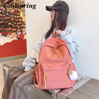 

New Waterproof Nylon Backpacks for Women 2020 Ladies Casual Travel Backpack Female School Bag for Teenage Girls Book Mochilas