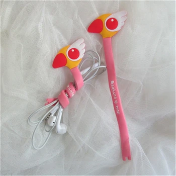 

Card Captor Winder Headset Data Cable Finisher Magic Wand Bird Scepter Silica Gel Cartoon Anime Adult Cosplay Ms Christmas Gift