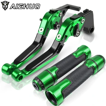 

For KAWASAKI ZX1100 ZX11 ZX 1100 11 1990-2001 2000 1999 1998 1997 Motorcycle Folding Extendable Brake Clutch Levers+Hand Grips