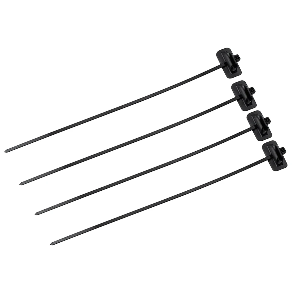 4Pcs/Set MTB Bike Hose Holder Clips Housing Guide, Bicycle Bike Brake Gear Line Buckle Clips and Stepped Adjustable Cable Ties