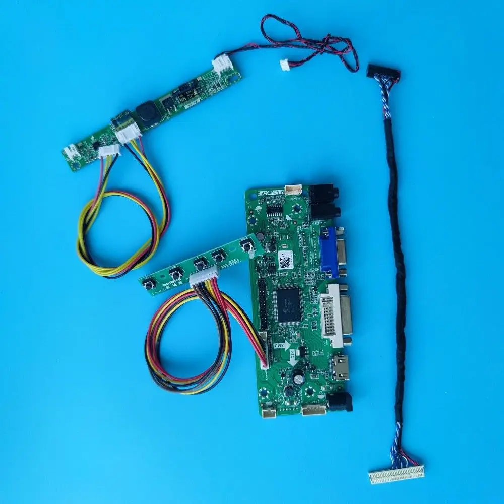 

Комплект для M.NT68676 M215H3 M215HCA M215HCJ 30Pin 1920x1080 21,5 "VGA DVI LVDS LCD LED DIY плата контроллера HDMI-совместимая