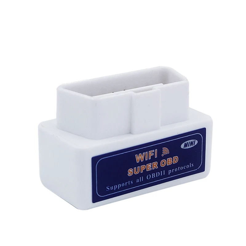Мини ELM327 Wifi V1.5 PIC 18F 25K80 супер автомобильный диагностический сканер неисправностей OBD2 Wi-Fi ELM 327 считыватель кодов