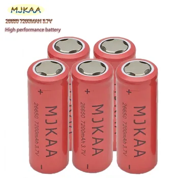

New Cheap MJKAA Lii-LON 50A 26650 7200mah Rechargeable Battery 26650-50A Lithium Ion 3.7v Battery for Flashlight AKKU
