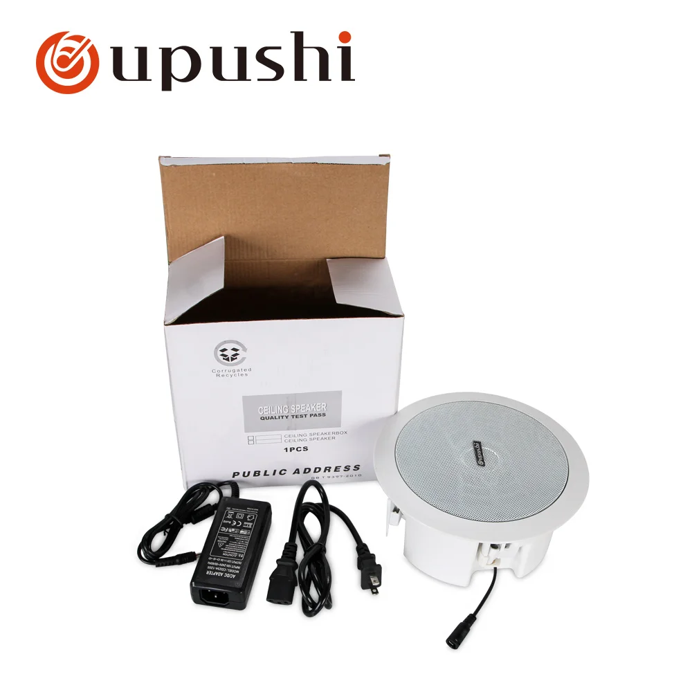 Oupushi KS812A bluetooth Встроенный потолочный динамик 4,5 дюймов и АБС экологически чистые материалы
