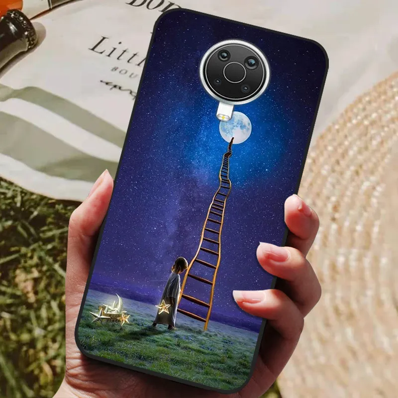 Cat and Wolf Painted Soft Silicone Phone Case - Artistic Back Cover Design