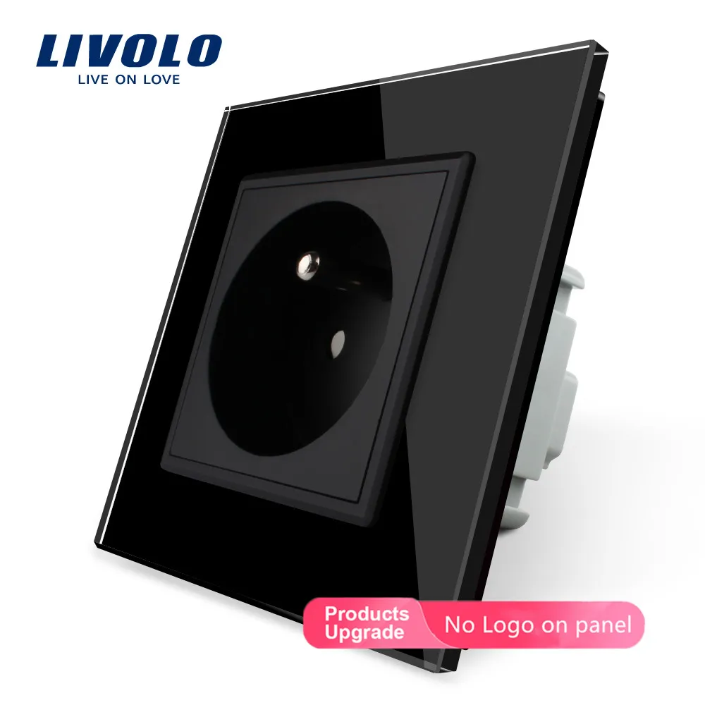 Бесплатная доставка Livolo Новый французский Стандартный стены Мощность гнездо VL