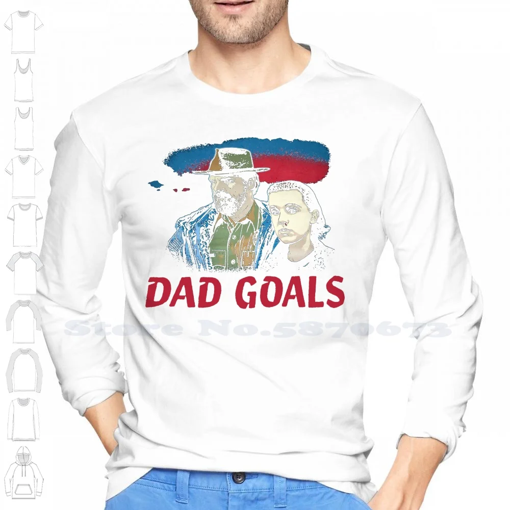 thumbnail image 1 of Camiseta para hombre del programa de televisión Stranger Tee Things Dad Goals Chief Hopper Eleven, 1 of 5