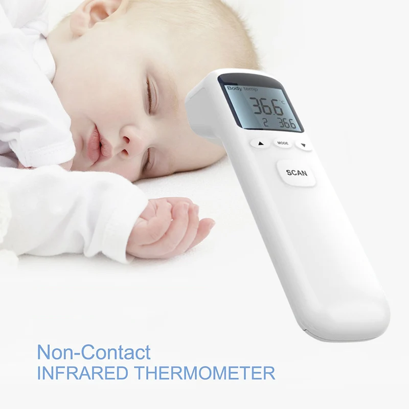 

Handheld Infrared Thermometer Forehead Body Temperature Meter Measuring LCD Display Baby/Adult New Arrival