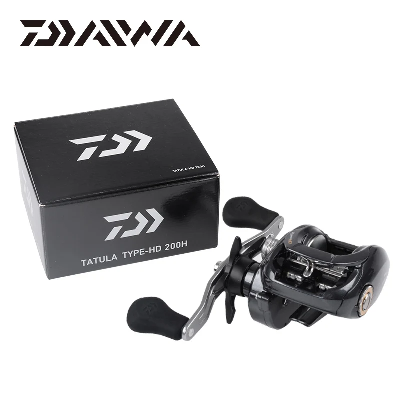 100% original DAIWA TATULA HD TYPE-HD Fishing Reel 200H/200HL/200HS/200HSL  2CRBB+5BB+1RB Baitcast Reels Gear Ratio 6.3:1/7.3:1