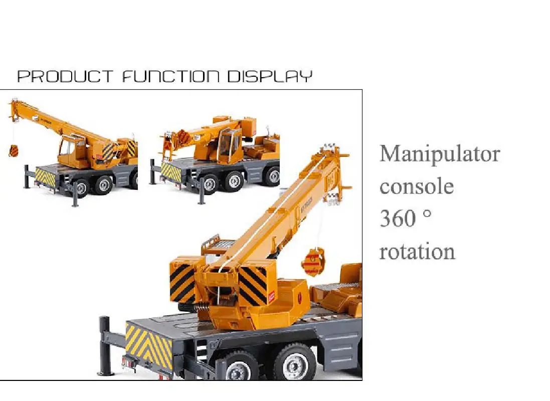 1:50 Масштаб литья под давлением сплав кран игрушки для детей инженерные транспортные средства металл реальный автомобиль машина грузовик модели игрушки для детей подарок