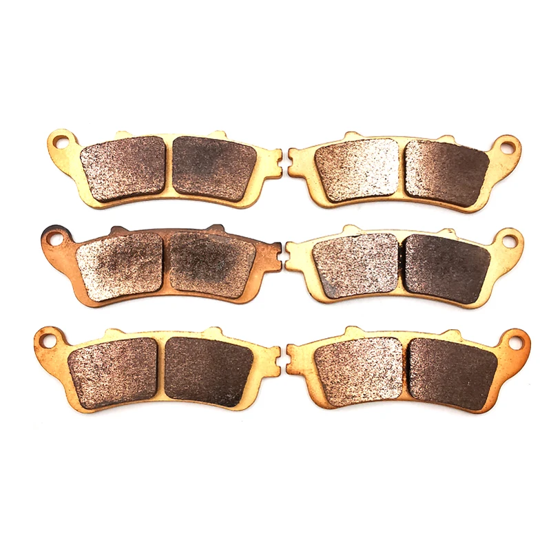 

Front / Rear Brake Pads Copper Sintering For Honda NT650 VFR800 XL1000 CBR1100XX Blackbird ST1100 ST1300 GL1800 Goldwing VTX1800