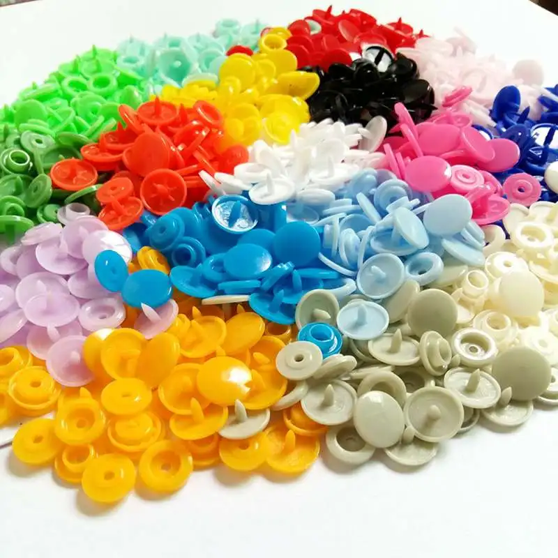 Snap Buttons 30 or 100set Resin snap buttons plastic snaps clothing