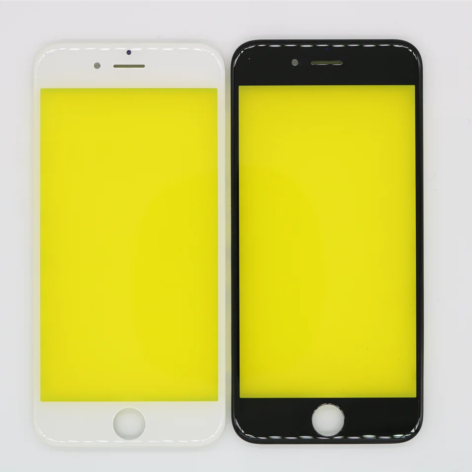 Новое внешнее стекло для iPhone 6, ЖК-дисплей, Передний сенсорный экран, стеклянная рамка+ рамка, сенсорная панель, дигитайзер, запчасти, аксессуары для телефонов