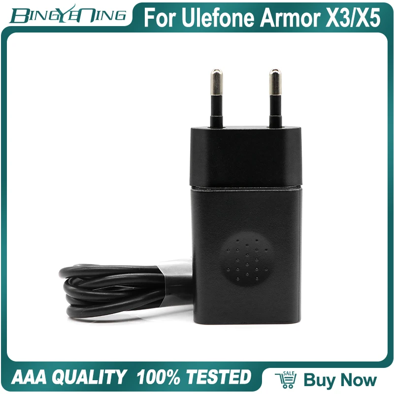 USB адаптер питания зарядное устройство для Ulefone Armor X3 EU Plug Путешествия 5V1A Micro USB кабель передачи данных зарядный кабель