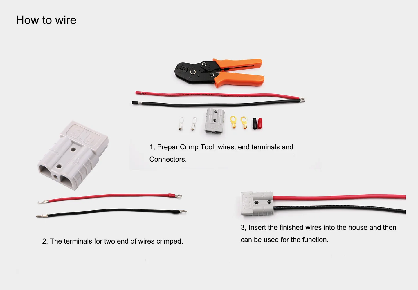 TELEHAN 10 шт./лот Anderson 600 в 50A 6 AWG разъем, Anderson разъем, клемма для аккумулятора, солнечный разъем, ручка, Dustyproof крышка