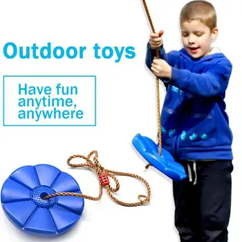 

Safe Indoor Outdoor Plastic Disc Monkey Kids Swing Game Toy Playing Seat Swingset Playground Fitness Hanging O9G9