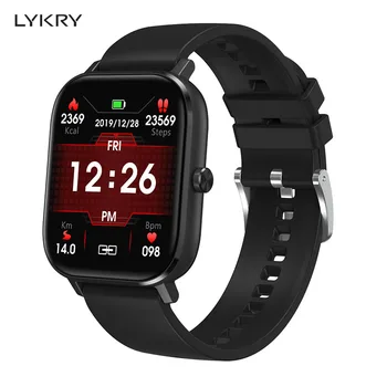 

LYKRY DT35 MTK2502 Bluetooth Call Smartwatch Heart Rate Monitor Blood Pressure Oxygen ECG