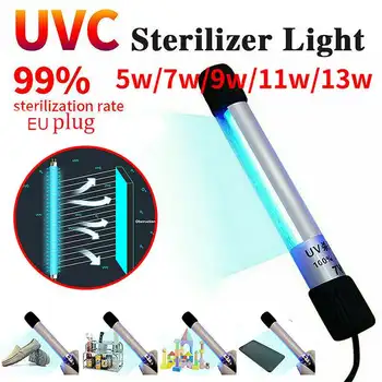 

5W 7W 9W 11W 13W Handheld UV Sterilizer Light Waterproof Tube Disinfection Ultraviolet Lamp Wand Stick Sterilization Lights