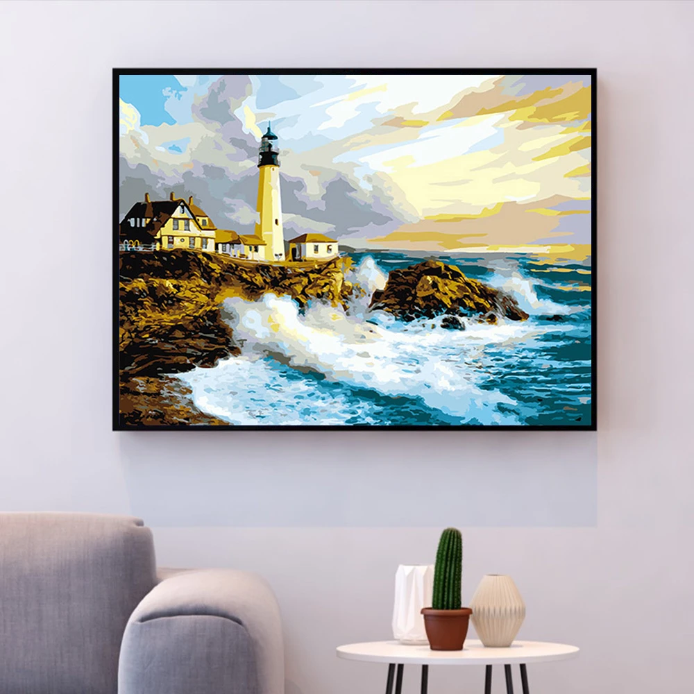 painting-lighthouse-acrylics-pictures-lighthouses-paint-painting-number-landscape-aliexpress for Free Printable Landscape Paint By Numbers Painting Lighthouse Acrylics | Pictures Lighthouses Paint - Painting Number Landscape - Aliexpress for Free Printable Landscape Paint By Numbers