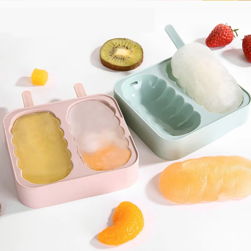 1pcs Food Grade Silica Gel Homemade Diy Ice Cream Lattice High Quality Cube Shape Mold Maker Bar Kitchen Accessories 11*10.2cm