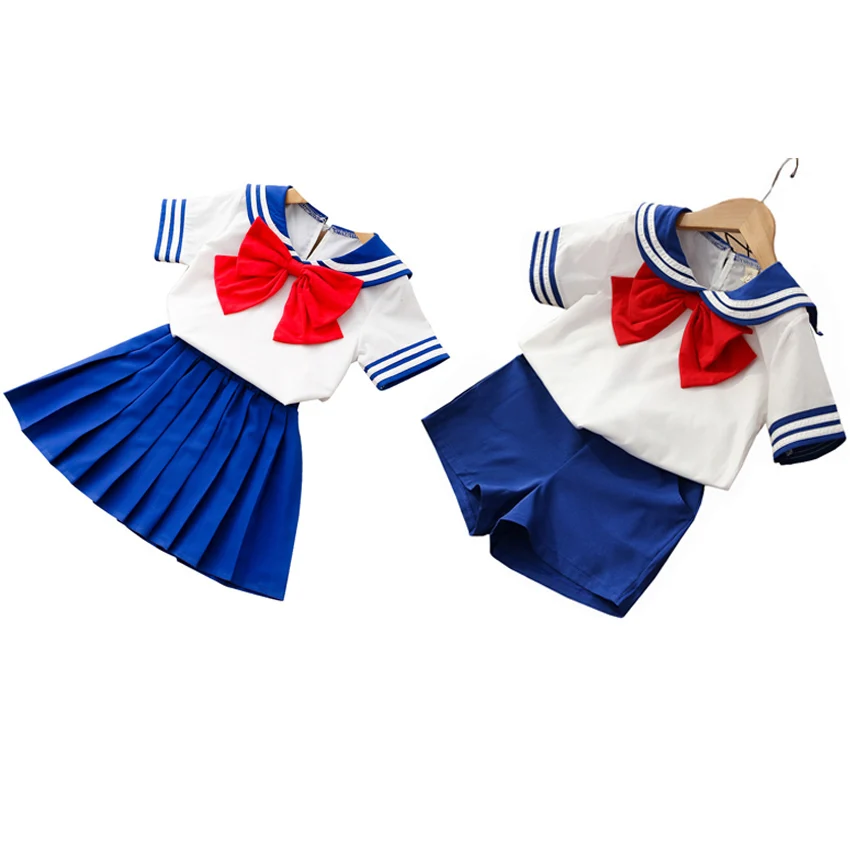 Детские маскарадные костюмы Sailor Moon для мальчиков и девочек 90 130 см японский стиль