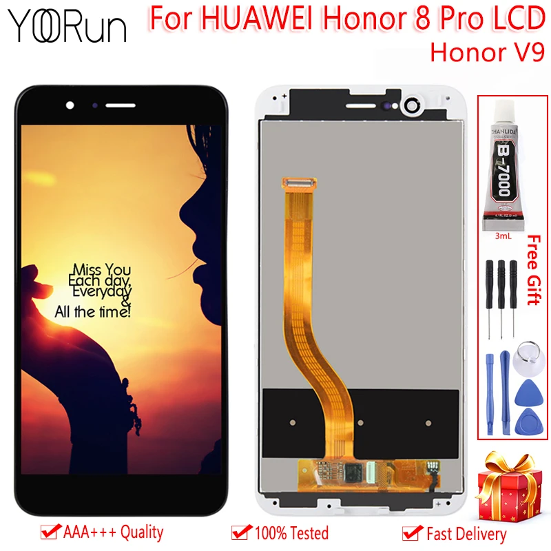 

5.7" Original LCD Screen For Huawei Honor 8 Pro LCD Display Touch Screen Digitizer Assembly Replacement For HUAWEI Honor V9 LCD