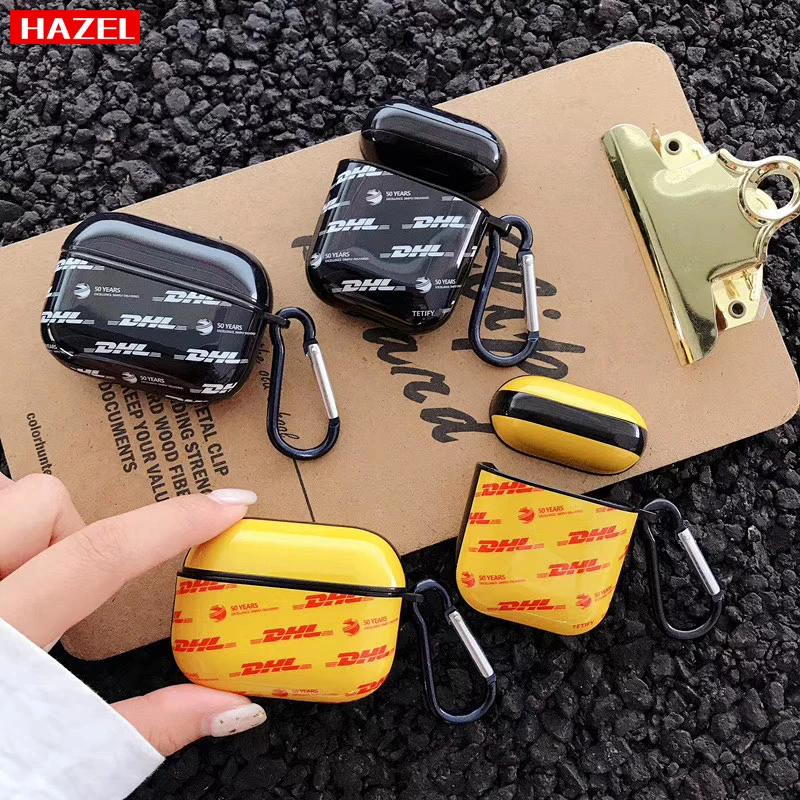

DHL Express 50th anniversary Edition Label Wireless Bluetooth Earphone Headset Case For Airpods 1 2 pro Air pods pro 1 2 3 cover