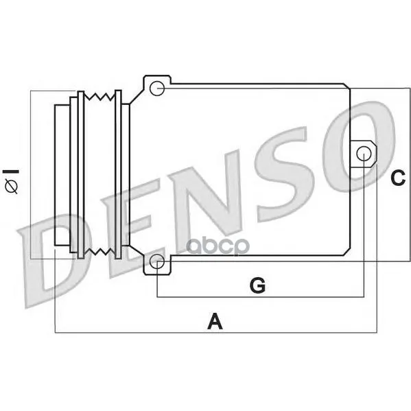Компрессор Кондиционера Denso арт. DCP05078