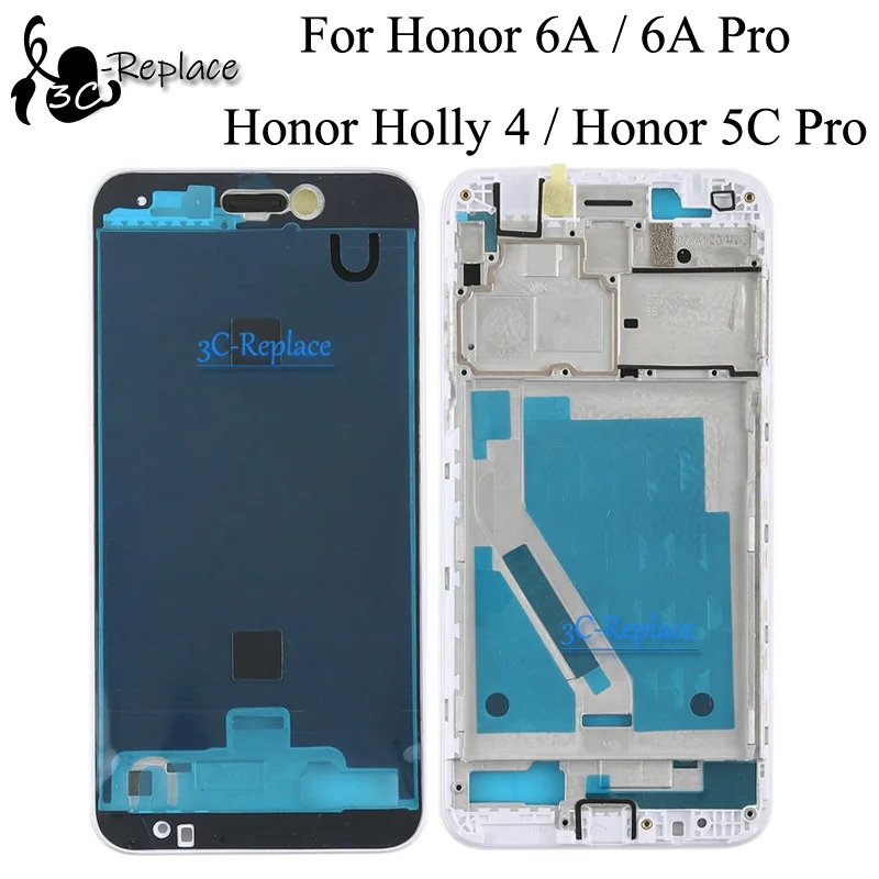 Для Huawei Honor 6a/Honor Holly 4/Honor 5C Pro передняя панель корпуса ЖК-рамка дисплея рамка лицевой панели Передняя рамка
