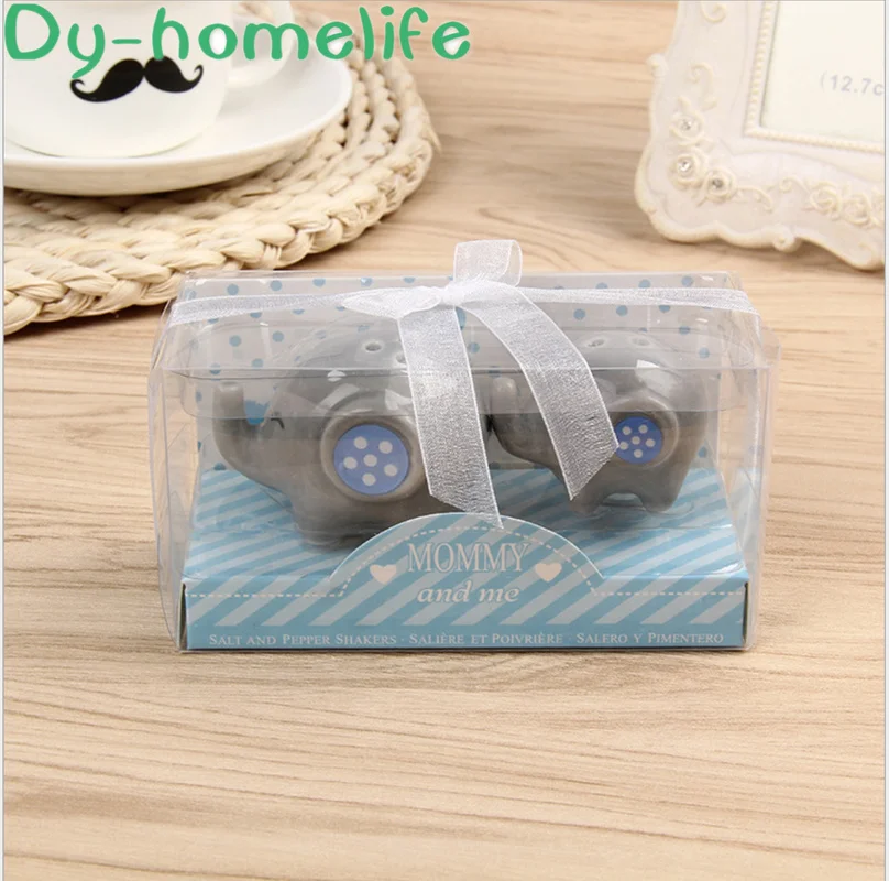 

European Cartoon Elephant Ceramic Creative Seasoning Pot Home Kitchen Supplies American Salt Pepper Bottle Pair Gift Set